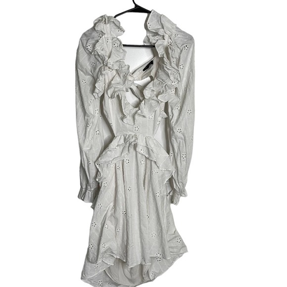 MAJORELLE Mariapia Mini Dress in Ivory - flaw - Picture 2 of 9